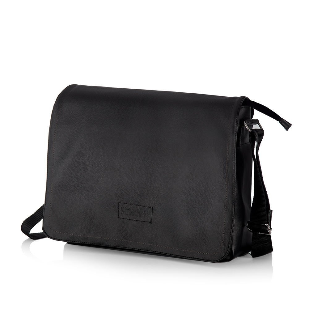 Black men`s shoulder bag S11 online wholesale platform Merlitz